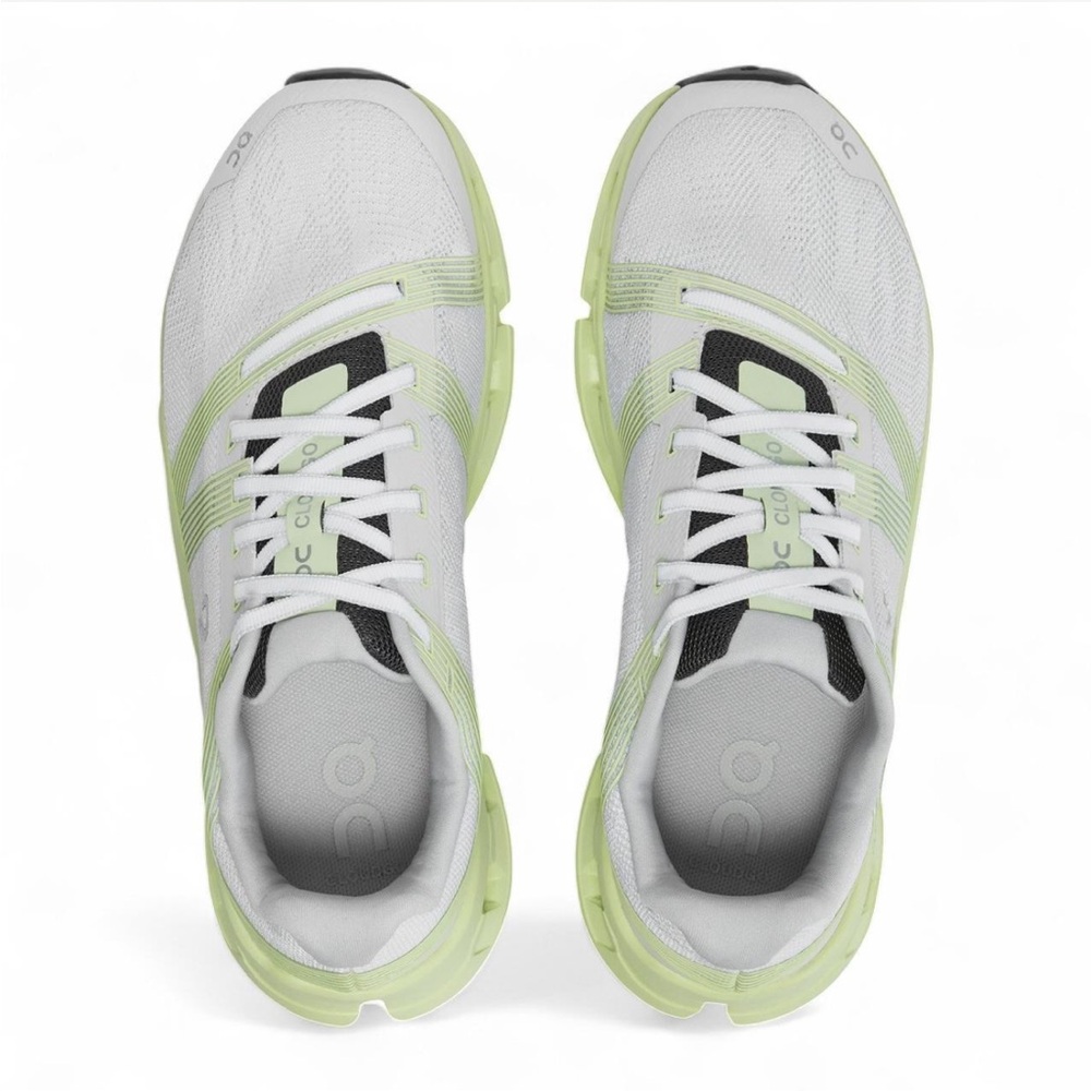 On Running Women’s Cloudgo Sneakers in White Meadow Green